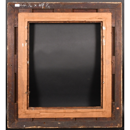 358 - 19th Century English School. A Painted Composition Barbizon Style Frame, rebate 29