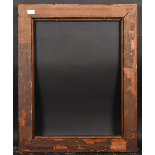 370 - 20th Century English School. A Medici Style Black Frame, rebate 25.5