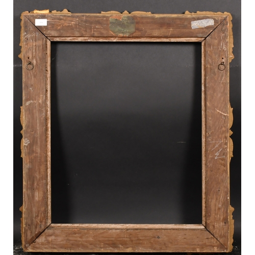 375 - 19th Century English School. A Gilt Composition Frame, with swept centres and corners, rebate 24.5