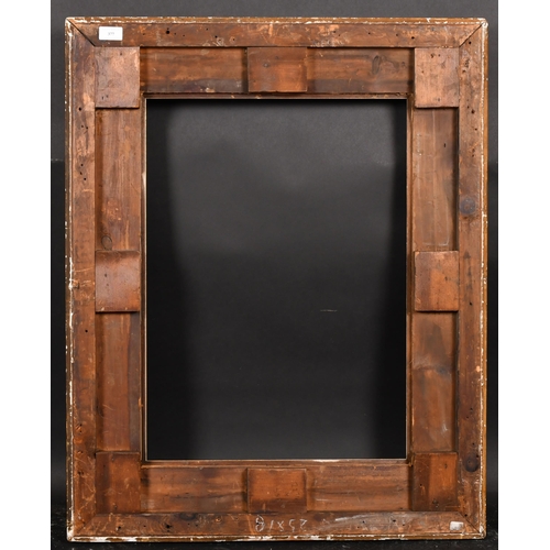 377 - 19th Century English School. A Gilt Composition Frame, with swept corners, rebate 24.5