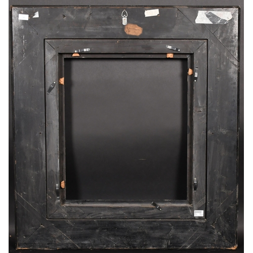 380 - 20th Century European School. A Black Frame, with gilt edging, rebate 24