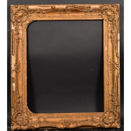 381 - 19th Century English School. A Painted Composition Frame, with an arched top (horizontal) rebate 24