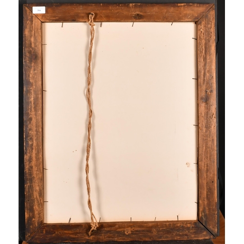 384 - 19th Century English School. A Darkwood Frame, with inset print and glass, rebate 24