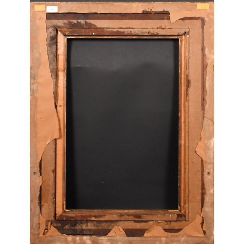 389 - 19th Century European School. A Painted Composition Frame, rebate 24