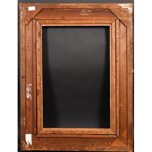 393 - 20th Century European School. A Painted Composition Frame, with swept centres and corners, rebate 23... 