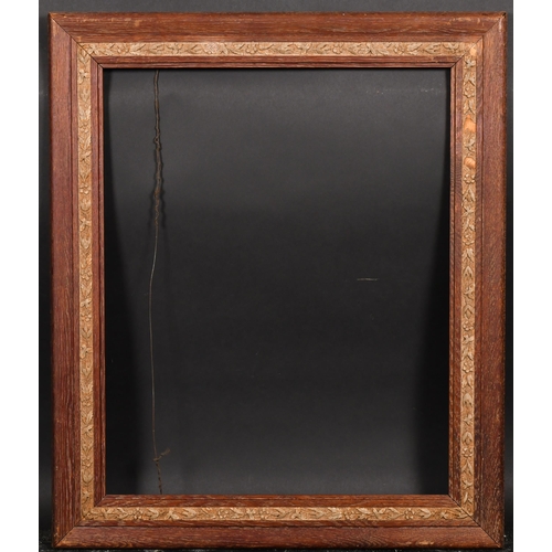 396 - Early 20th Century English School. A Wooden Frame with a composition inner edge, rebate 23.25