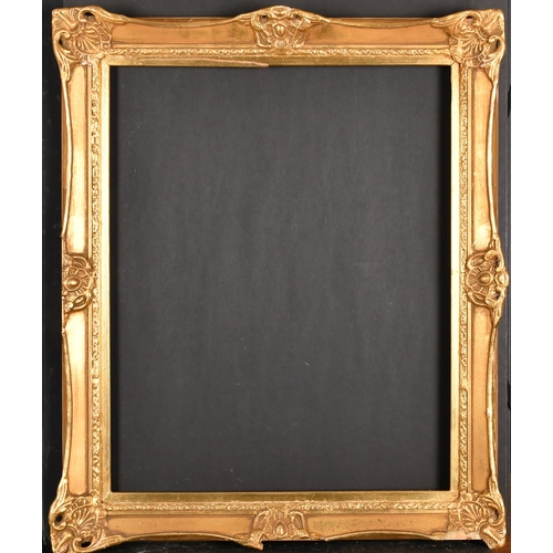 400 - 20th Century European School. A Gilt Composition Frame, with swept and pierced centres and corners, ... 