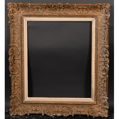 408 - Early 20th Century French School. A Painted Carved Wood Frame, with a white slip, rebate 21.5