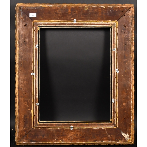 410 - 19th Century American School. An Ornate Gilt Composition Frame, with swept and pierced centres and c... 