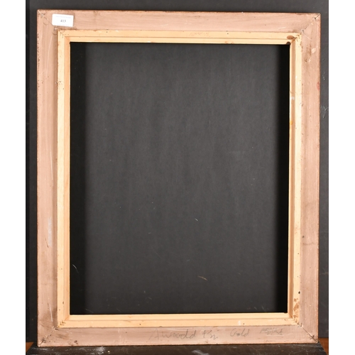 413 - 20th Century English School. A Gilt Composition Frame, rebate 21