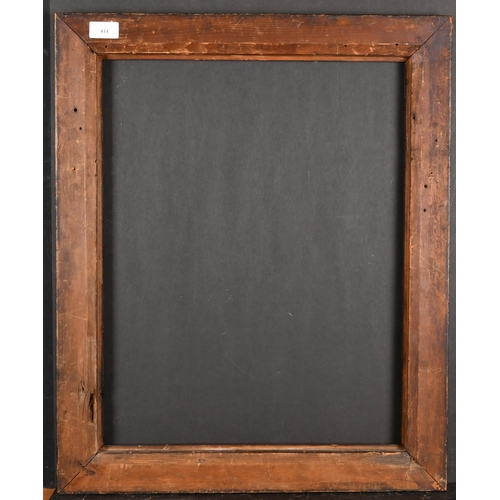 414 - 19th Century English School. A Darkwood Frame, rebate 21