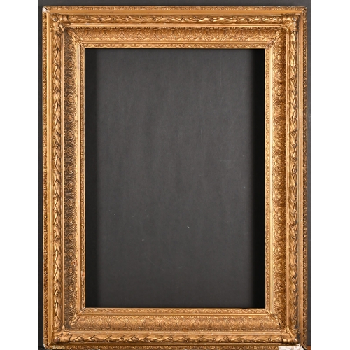 419 - 19th Century English School. A Gilt Composition Frame, rebate 20.5