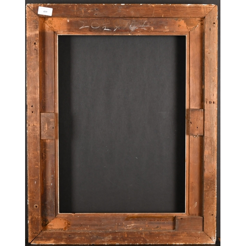 419 - 19th Century English School. A Gilt Composition Frame, rebate 20.5