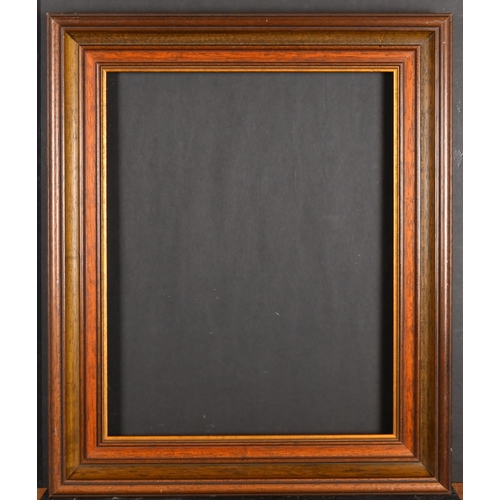 423 - 20th Century European School. A Gilt and Painted Frame, rebate 20