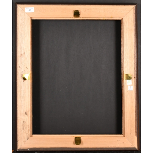 423 - 20th Century European School. A Gilt and Painted Frame, rebate 20