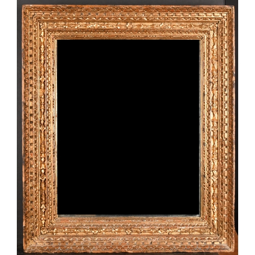 427 - 18th Century Italian School. A Carved Giltwood Frame, with inset mirror glass, rebate 19.75