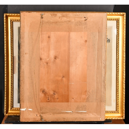 428 - Early 19th Century English School. A Set of Four Gilt Composition Frames, with inset prints and glas... 