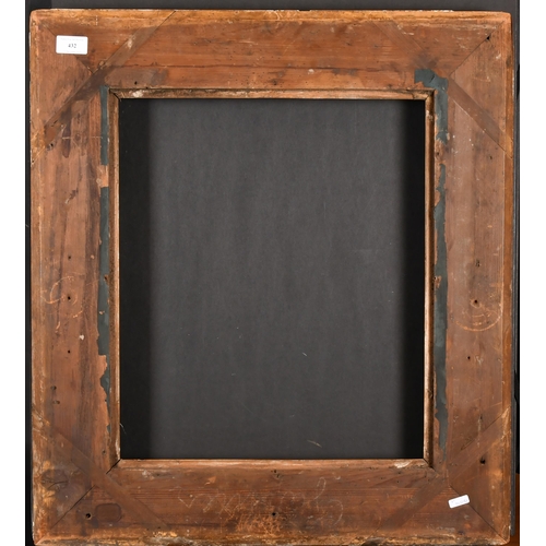 432 - 19th Century European School. A Gilt Composition Frame, rebate 18.25