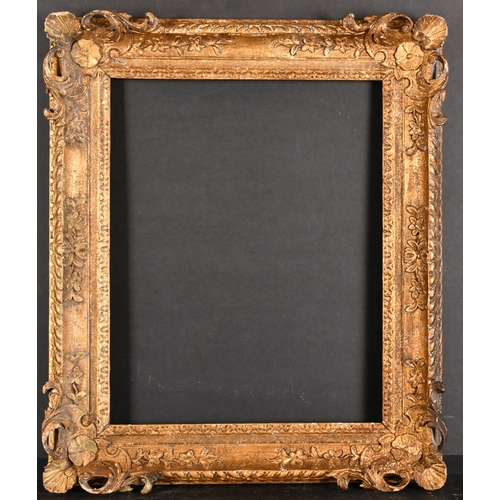 436 - Late 18th Century English School. A Carved Giltwood Frame, with swept and pierced corners, rebate 17... 