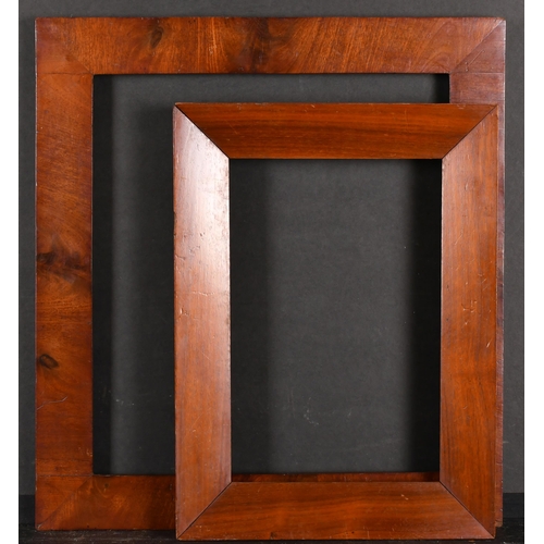 441 - 19th Century English School.  A Darkwood Frame, rebate 15.5