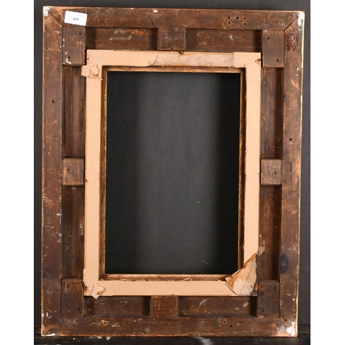 444 - 19th Century English School. A Gilt Composition Frame, rebate 15