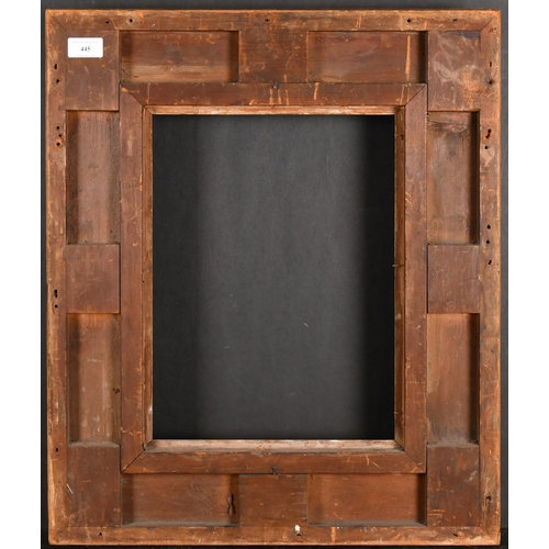 445 - Early 19th Century English School. A gilt Composition Frame, rebate 14.75