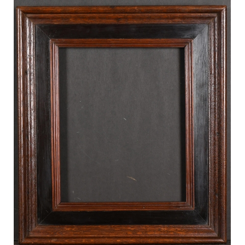 447 - Early 20th Century Dutch School. A Wooden Frame, with a black plate, rebate 12