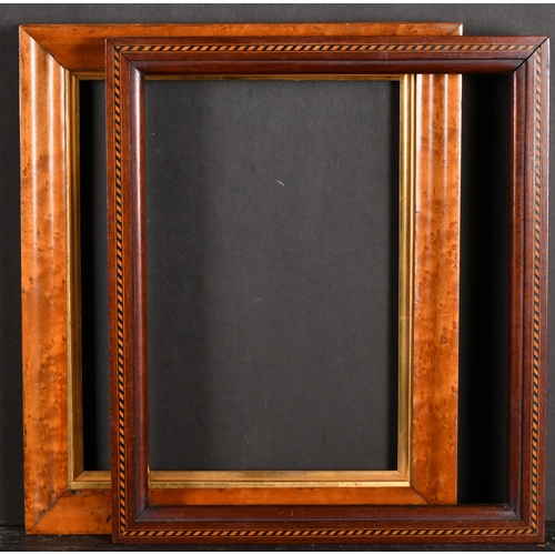 448 - 19th Century English School. A Maple Frame, with a gilt slip, rebate 11.25