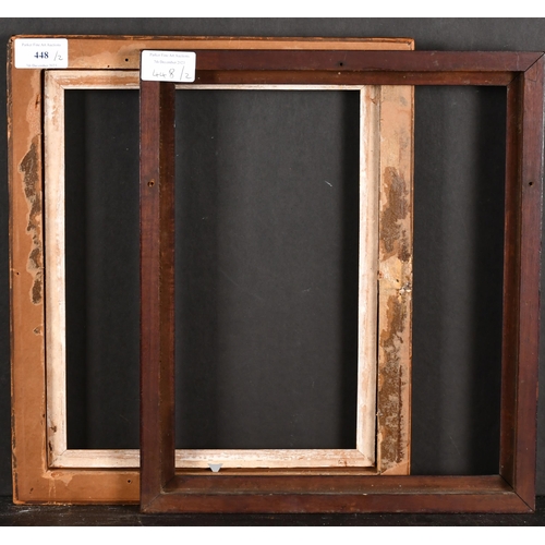 448 - 19th Century English School. A Maple Frame, with a gilt slip, rebate 11.25