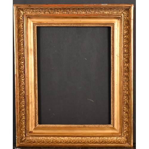 449 - 19th Century French School. A Gilt Composition Empire Frame, rebate 11.25