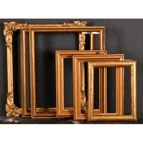 453 - 19th Century English School. A Gilt Composition Frame, with swept corners, rebate 10