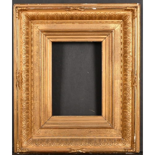 457 - 19th Century English School. A Gilt Composition Frame, rebate 9.25