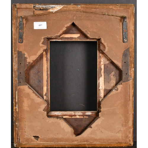 457 - 19th Century English School. A Gilt Composition Frame, rebate 9.25