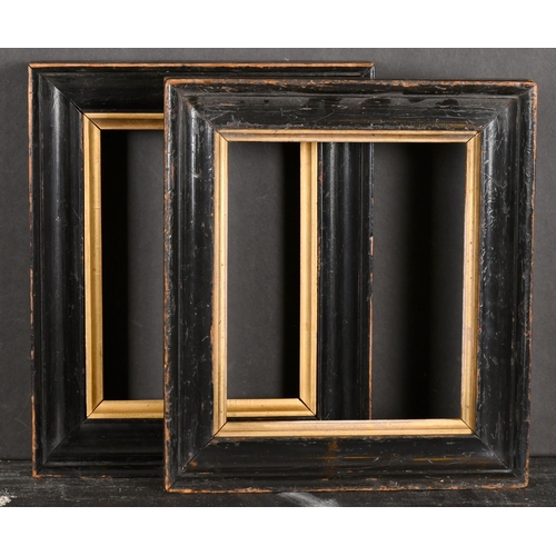 461 - 19th Century English School. A Black Hollow Frame, with a gilt inner edge, rebate 6.75