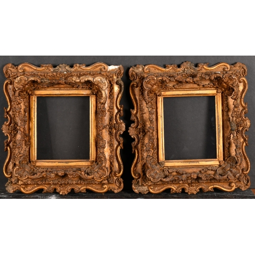 462 - 19th Century English School. A Pair of Elaborate Composition Frames, with inset glass, rebate 6