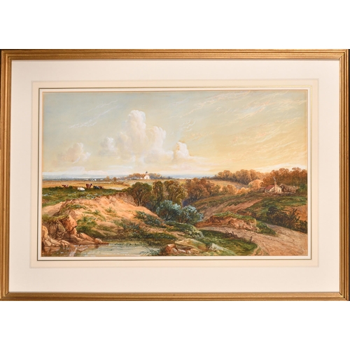 66 - 19th Century English School. A Pair of River Landscapes, Watercolour, 14.5