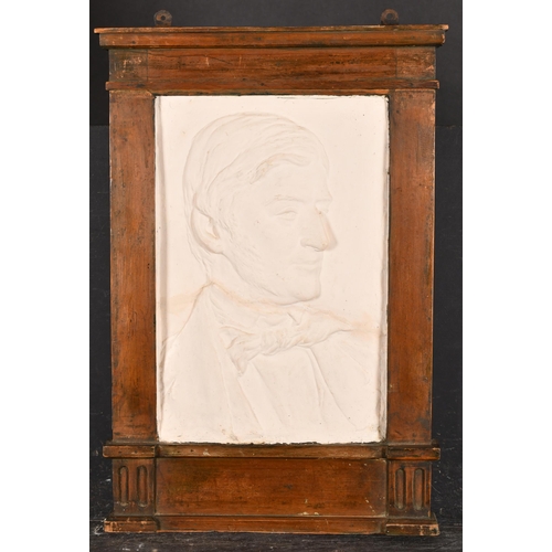 80 - 19th Century American School. A Study of Ralph Waldo Emerson (American writer 1803-1882), Plaster pa... 