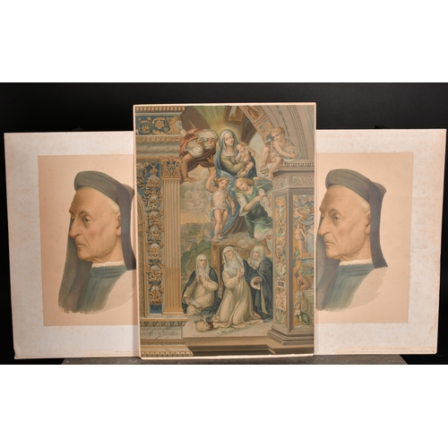 19 - After Girolamo Dai Libri (1474-1555) Italian. 'Virgin and Child with Saint Lorenzo Giustiniani and S... 