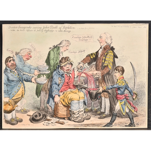 2 - After James Gillray (1757-1815) British. 