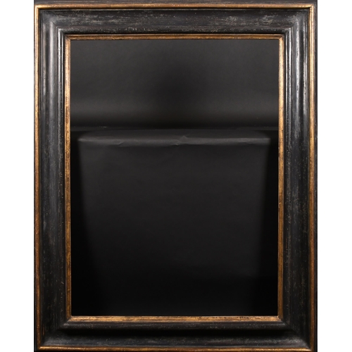 307 - 19th Century Italian School. A Gilt and Black Painted Frame, rebate 38.5