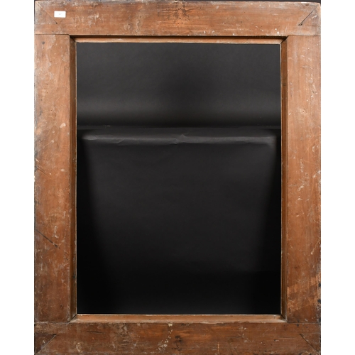 307 - 19th Century Italian School. A Gilt and Black Painted Frame, rebate 38.5