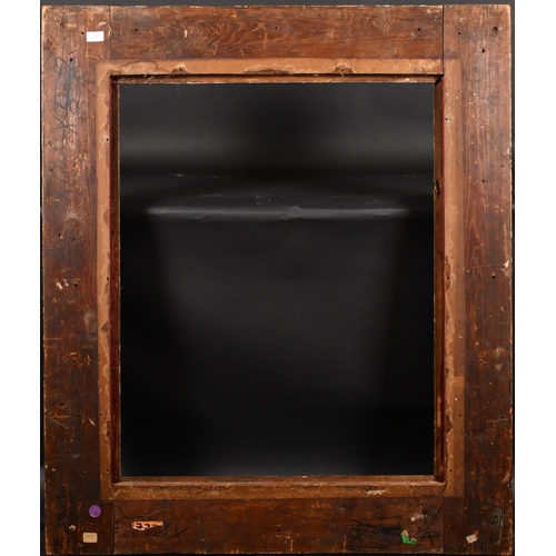 312 - Early 19th Century English School. A Carved Giltwood Frame, with swept centres and corners, rebate 3... 