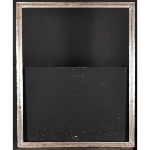 315 - 19th Century English School. A Silver Frame, with black outer edge, rebate 32