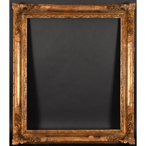 326 - 19th Century French School. A Louis Style Carved Giltwood Frame, with swept and pierced centres and ... 