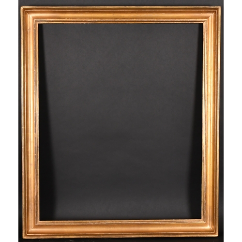 327 - 19th Century English School. A Hollow Gilt Frame, rebate 30