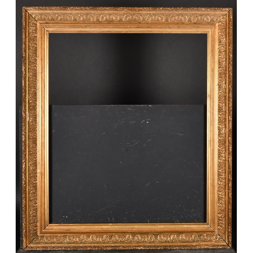 336 - 19th Century French School. A Gilt Composition Frame, rebate 25.75