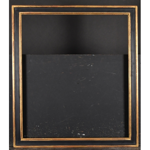 337 - 20th Century English School. A Gilt and Black Painted Frame, rebate 25.75