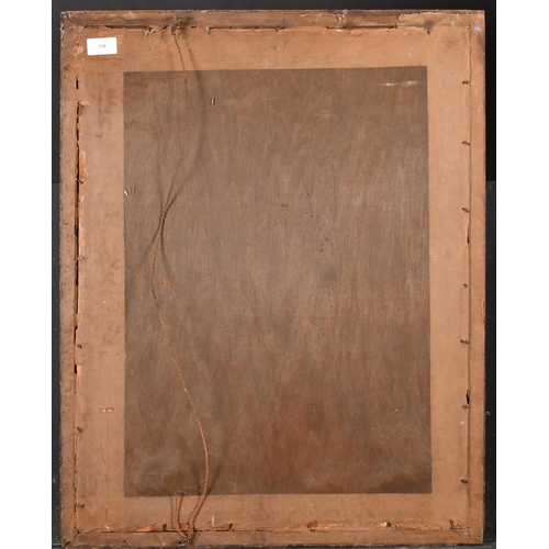 338 - 18th Century English School. A Darkwood Frame with gilt inner and outer edges, and inset print and g... 