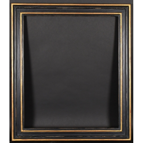 339 - 20th Century English School. A Gilt and Black Painted Frame, rebate 25.5