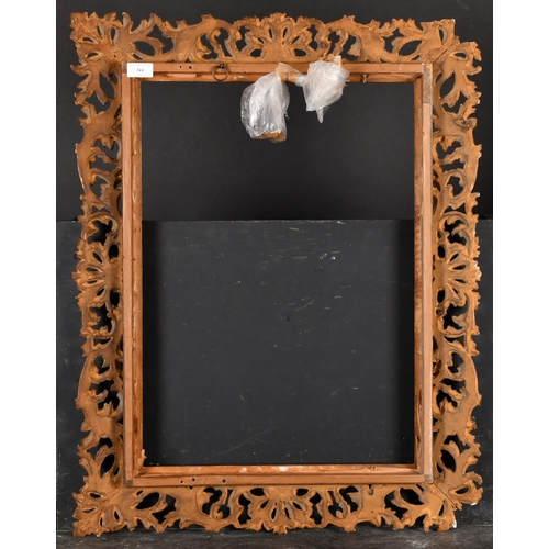 344 - 19th Century Italian School. A Carved Giltwood Florentine Frame, rebate 23.75